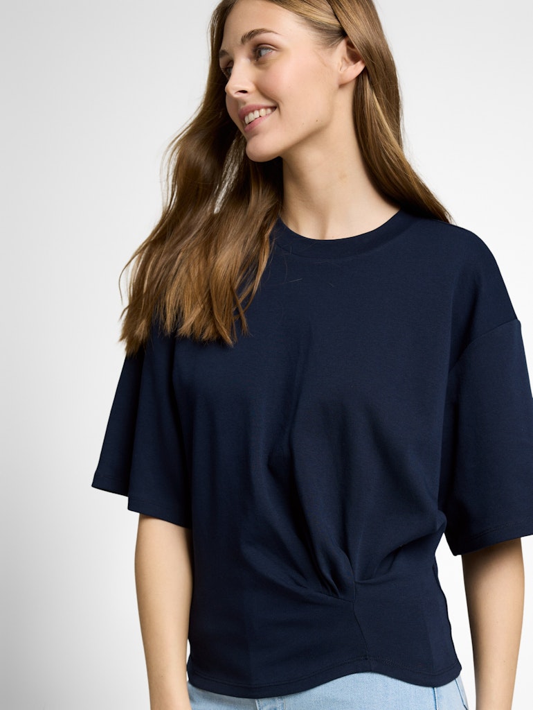Tom Tailor denim Damen T-Shirts Sky Captain Blu