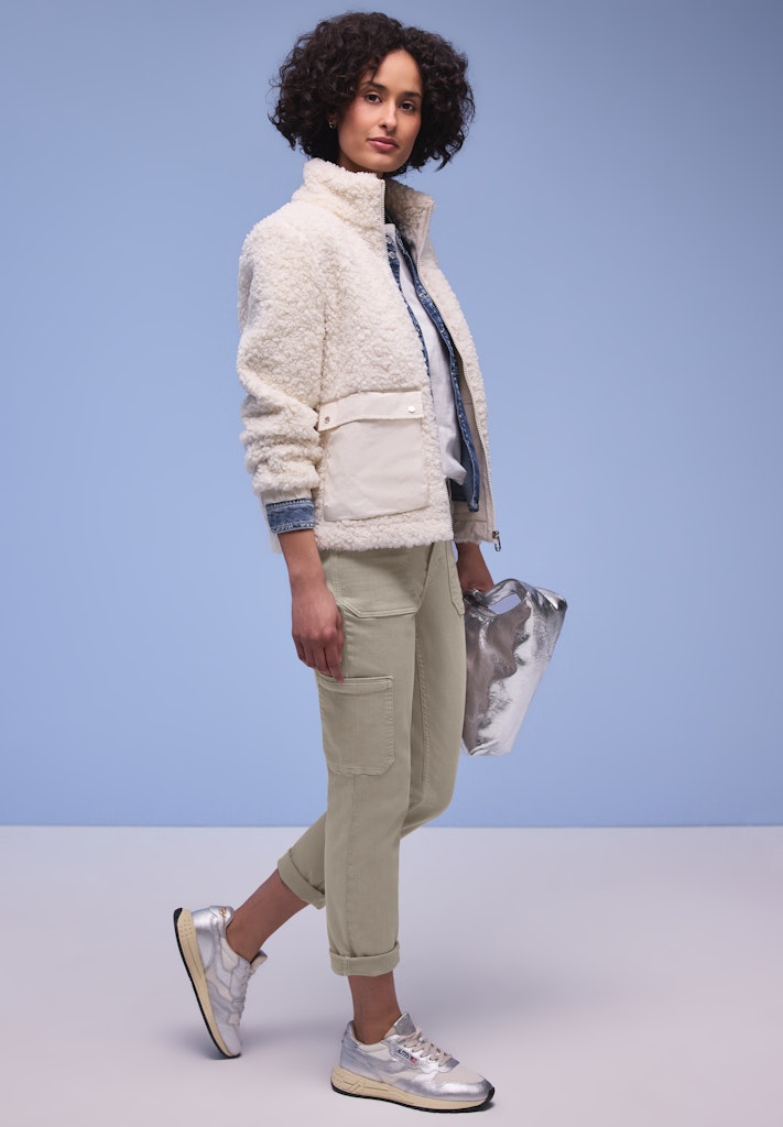 Street One Damen Hosen  Beige Was