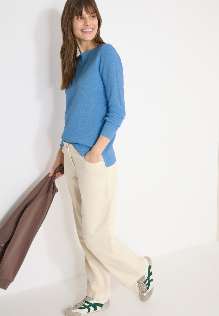 Cecil Damen Pullover Cloud Blu