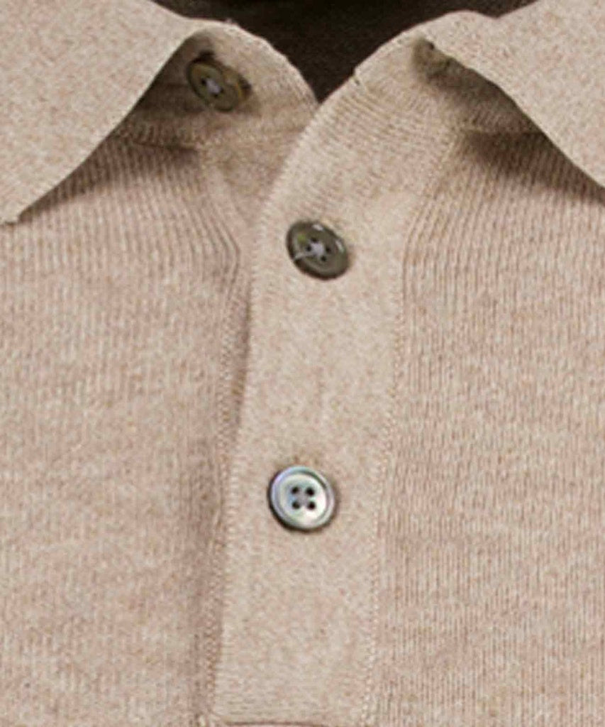 Ragman Herren Polo-Shirts  Sand Melan