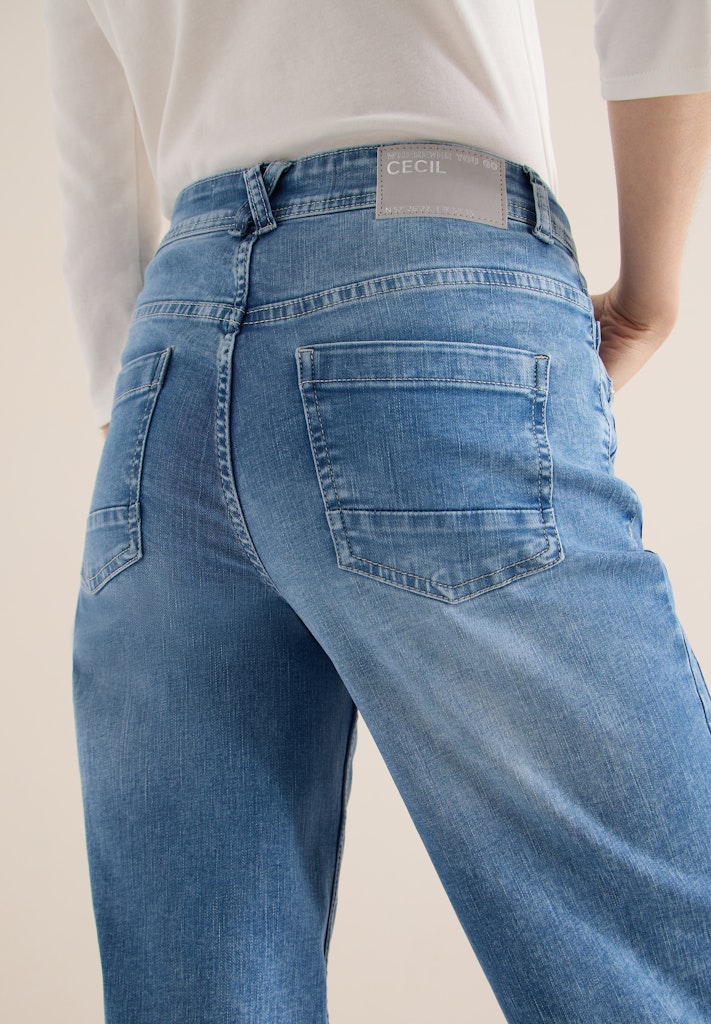 Cecil Damen Hosen Light Blu