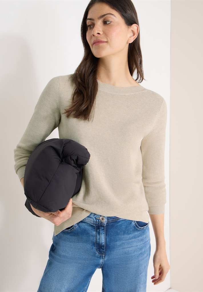 Cecil Damen Pullover  Egg Beige