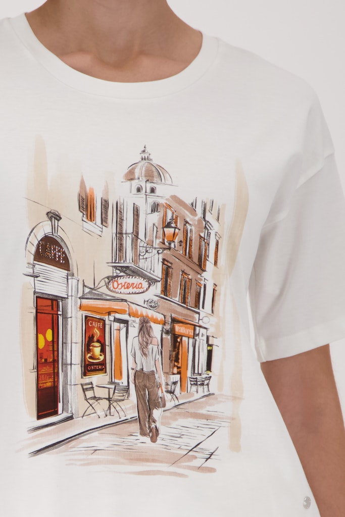 Monari Damen T-Shirts Off-White