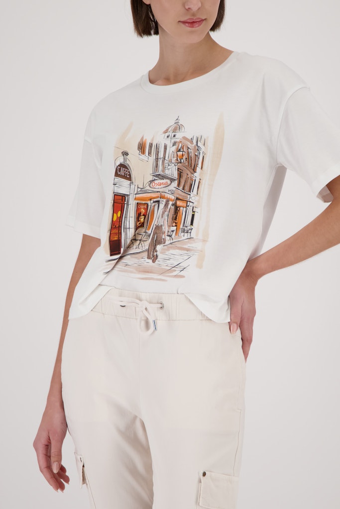 Monari Damen T-Shirts Off-White