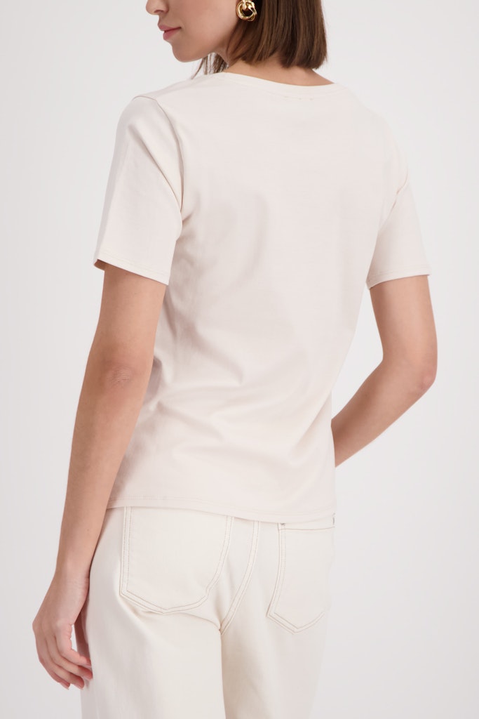 Monari Damen T-Shirts  Champagne B