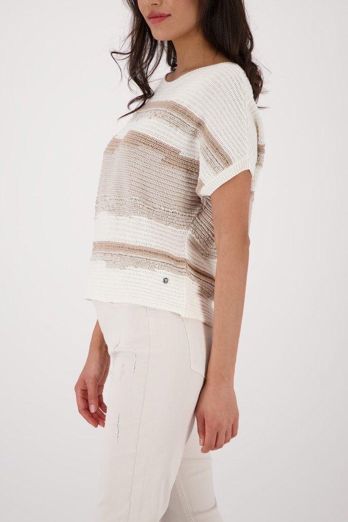 Monari Damen Pullover  Champagne B