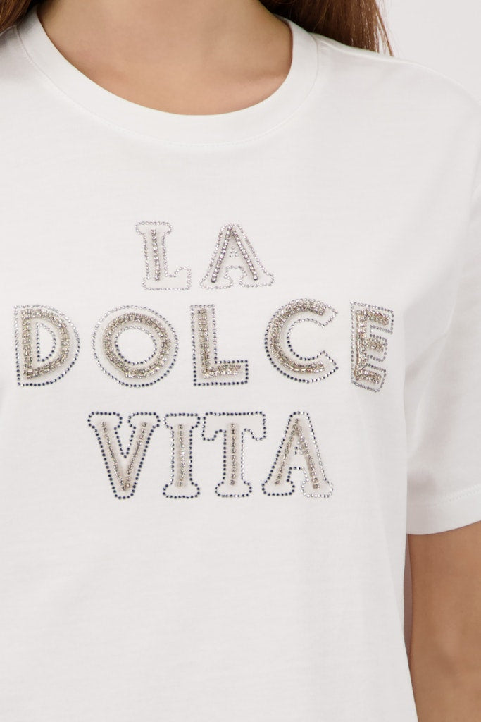 Monari Damen T-Shirts  Off-White
