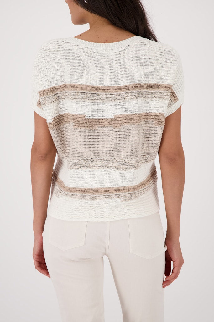 Monari Damen Pullover  Champagne B