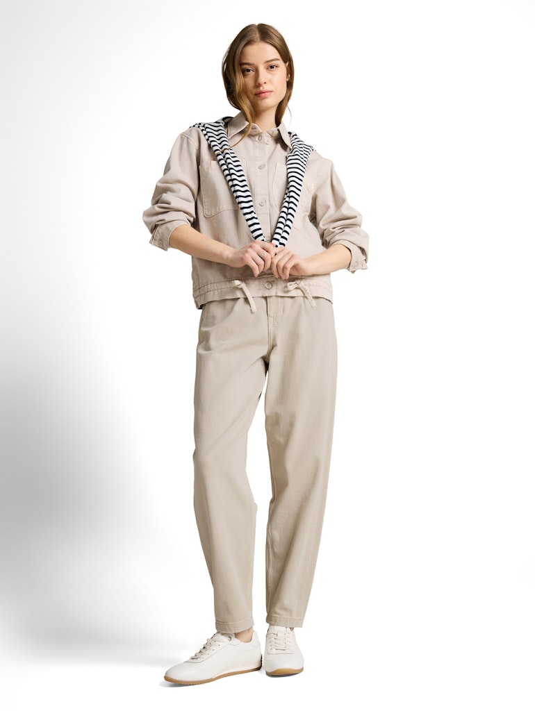Tom Tailor denim Damen Hosen Cloud Grey