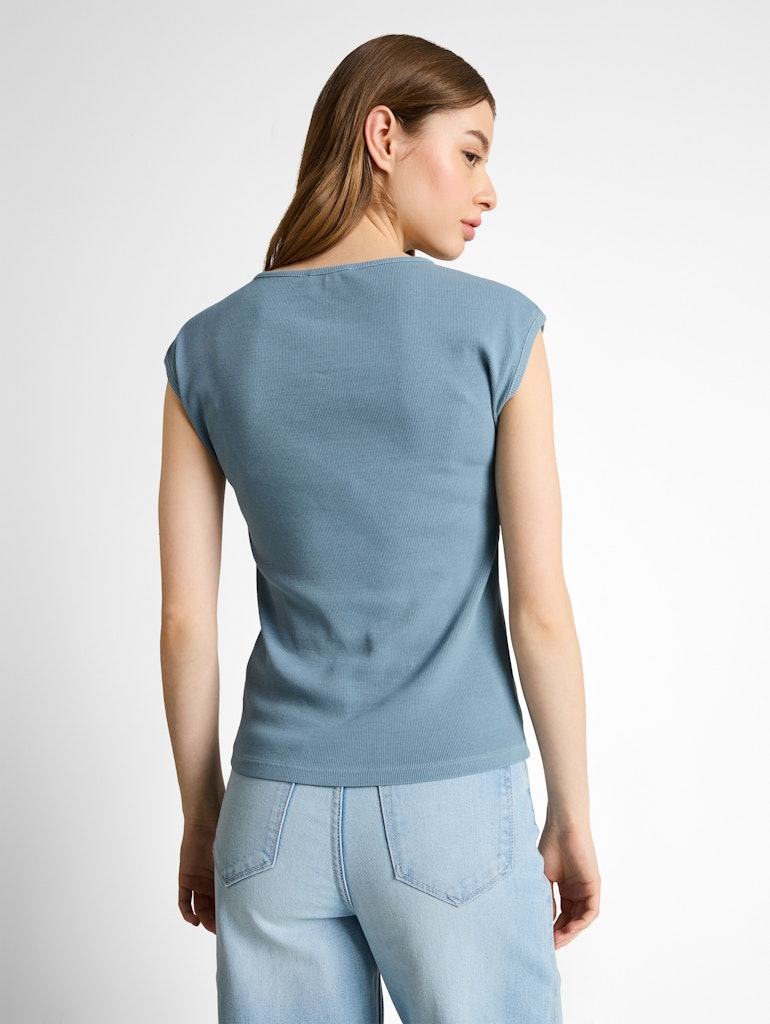 Tom Tailor denim Damen T-Shirts Spring Lake Blu