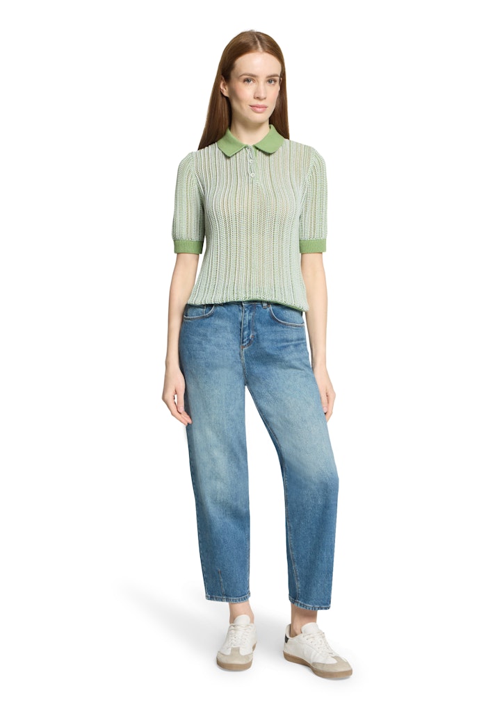 Cartoon Damen Jeans Middle Blue Den