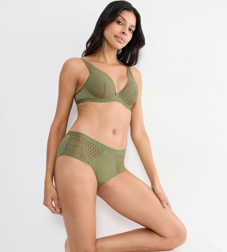 Triumph Slip  Olive Gold
