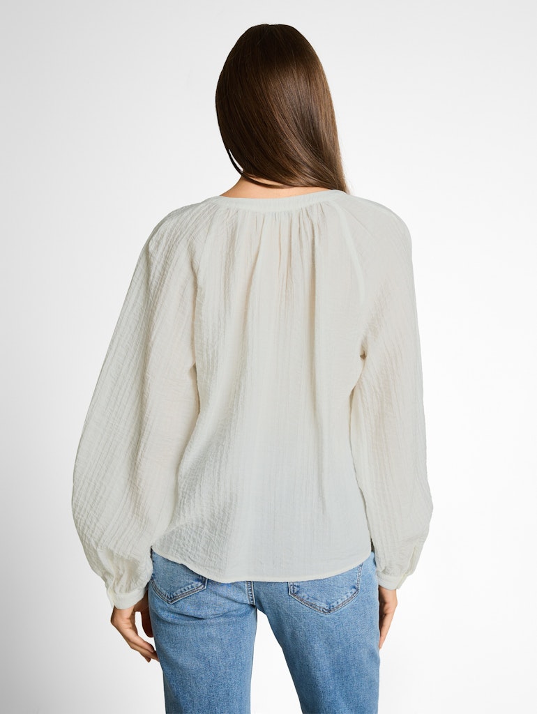 Tom Tailor Damen Blusen Whisper White