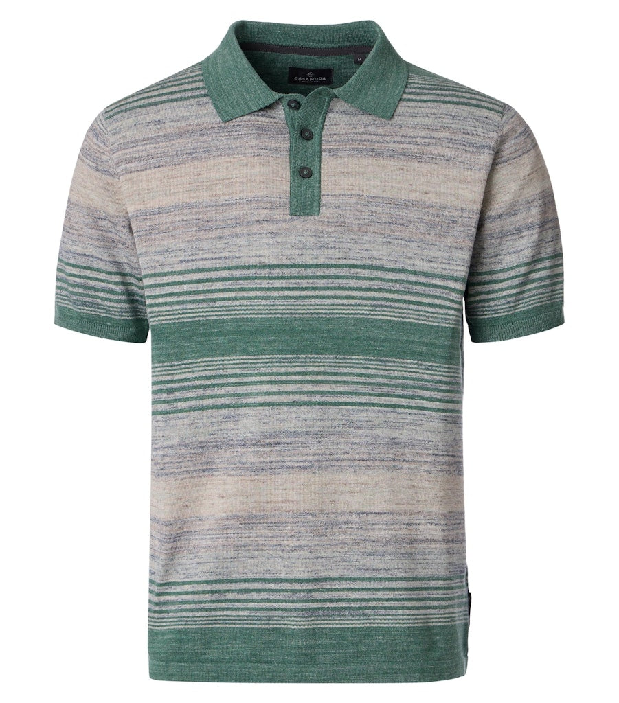 Casa Moda Herren Polo-Shirts  Gruen