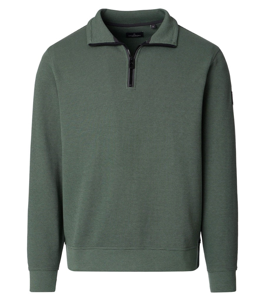 Casa Moda Herren Sweatshirts  Gruen