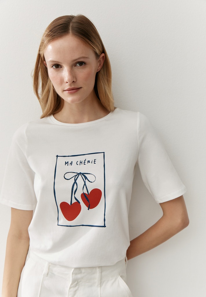 More & More Damen T-Shirts Off White