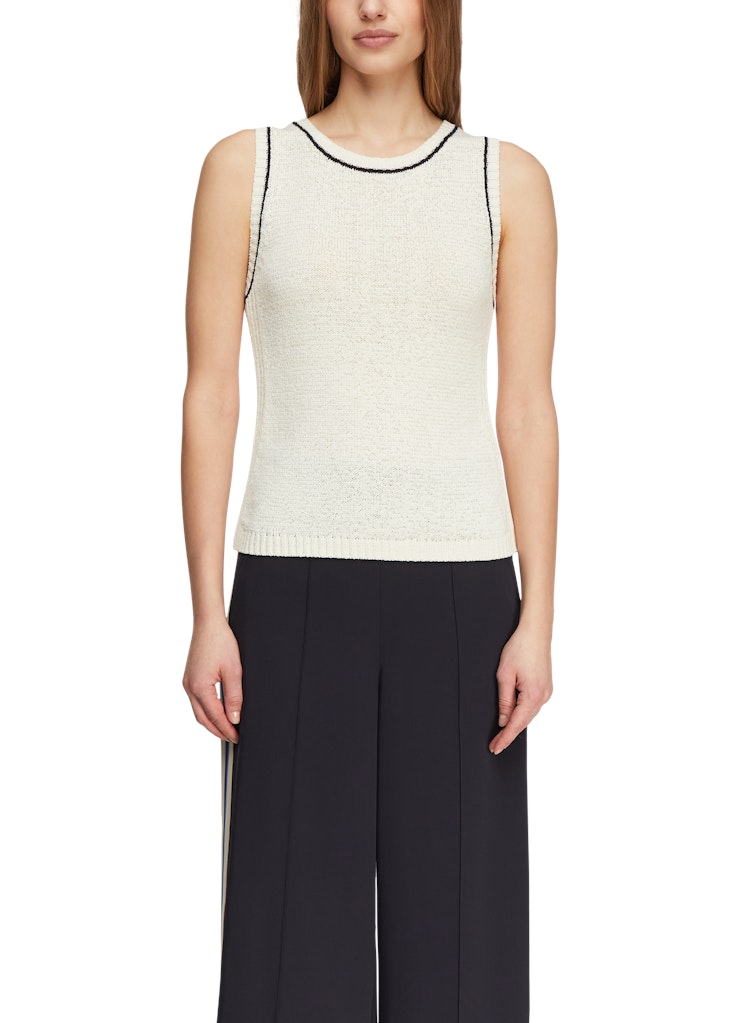 Comma Damen Pullover White