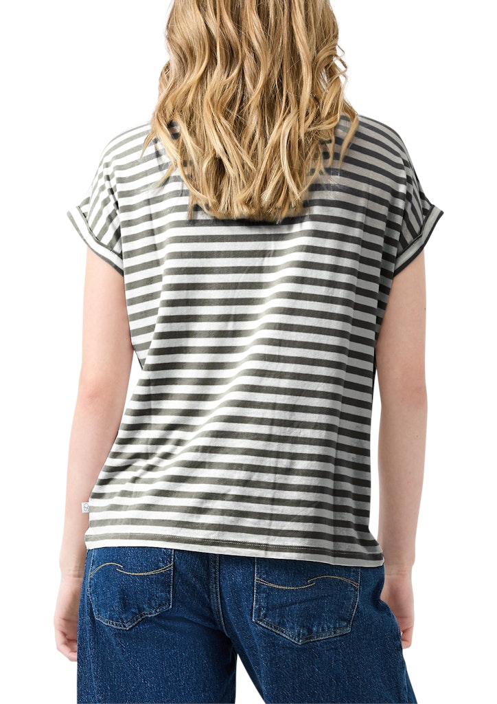QS by S.Oliver Damen T-Shirts Grey/Black