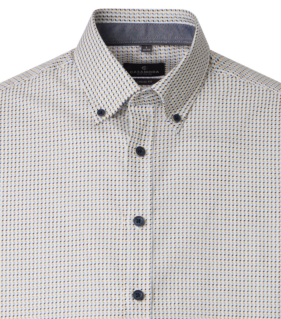 Casa Moda Herren Hemden kurz  Blau
