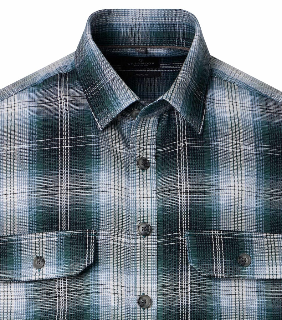 Casa Moda Herren Hemden  Gruen