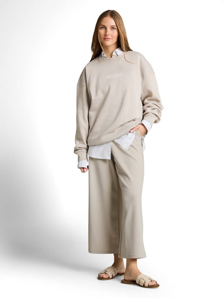 Tom Tailor denim Damen Hosen Cloud Grey