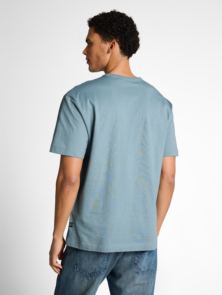 Tom Tailor denim Herren T-Shirts kurz Citadel Blue