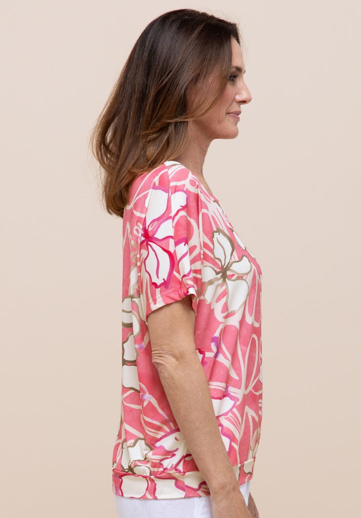 Bianca Damen T-Shirts Red Mix