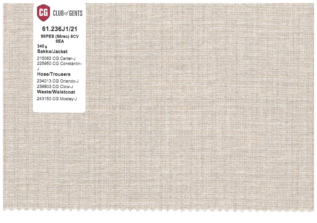 Carl Gross Herren Hosen Hellbeige