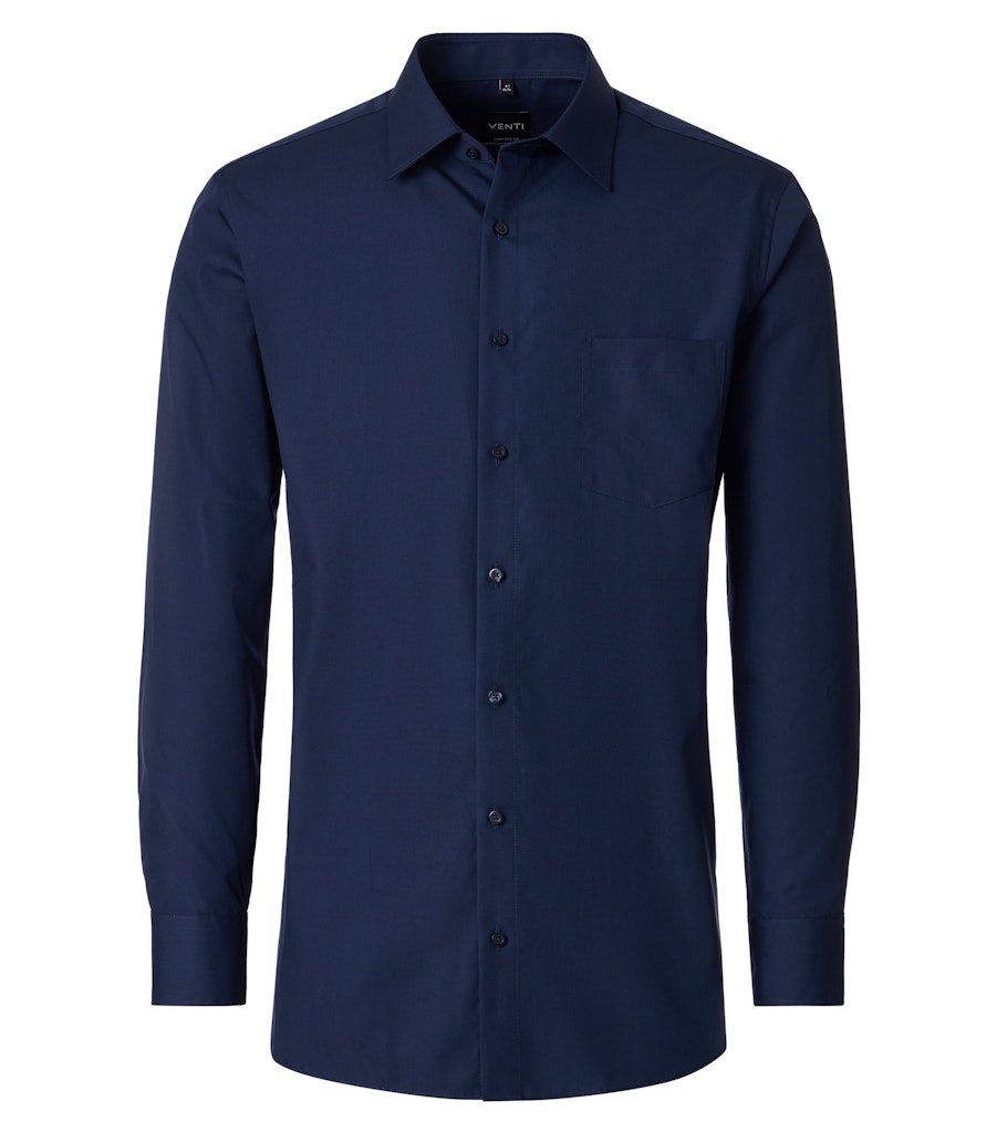 Venti Herren Hemden lang   Blau