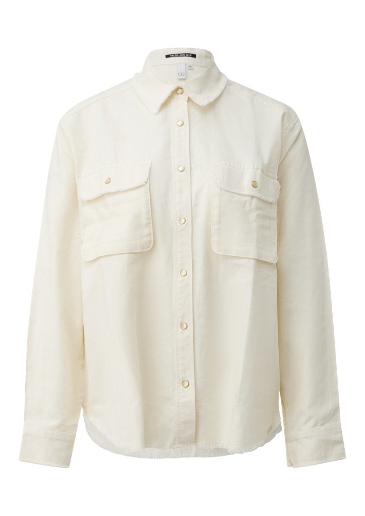QS by S.Oliver Damen Blusen White