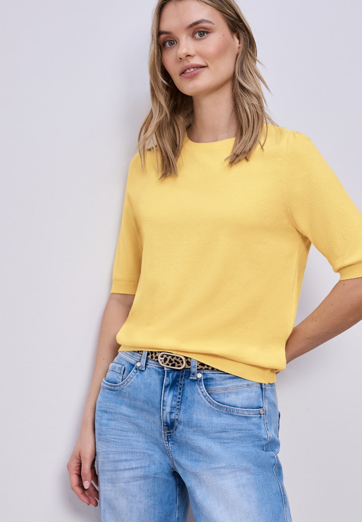 Street One Damen Pullover Bloom Yel