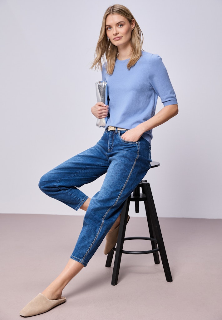 Street One Damen Pullover Bonnet Bl