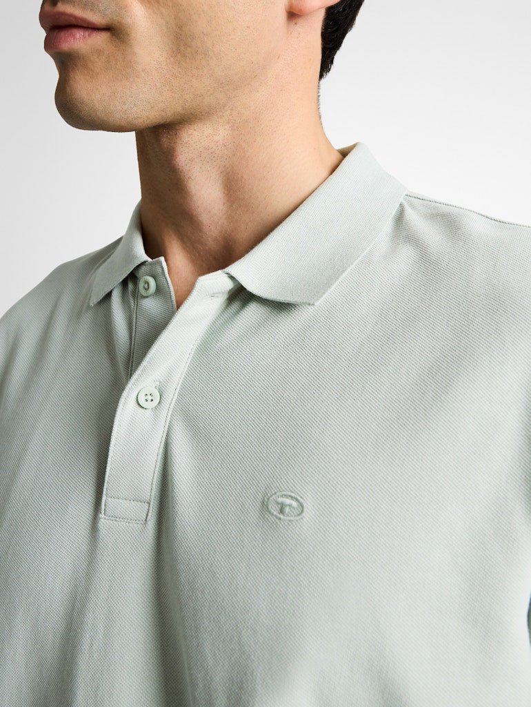 Tom Tailor Herren Polo-Shirts Soft Greyish Gr