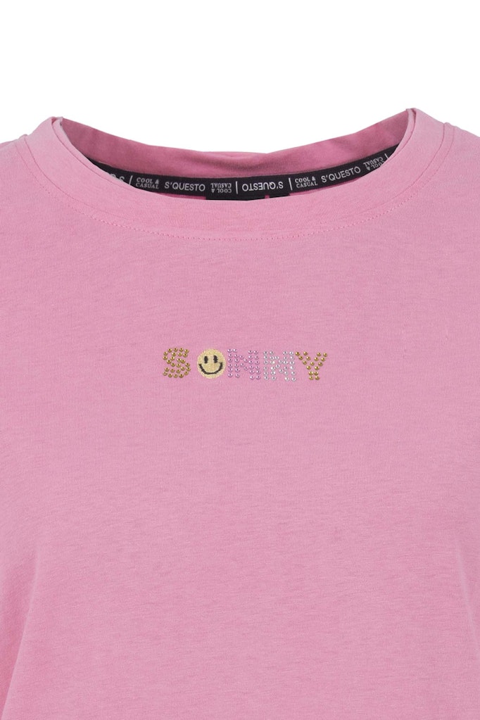 Soquesto Damen T-Shirts Rosa