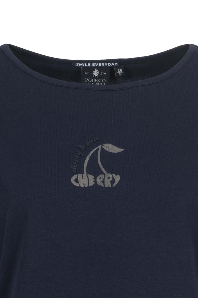 Soquesto Damen T-Shirts Dunkelblau