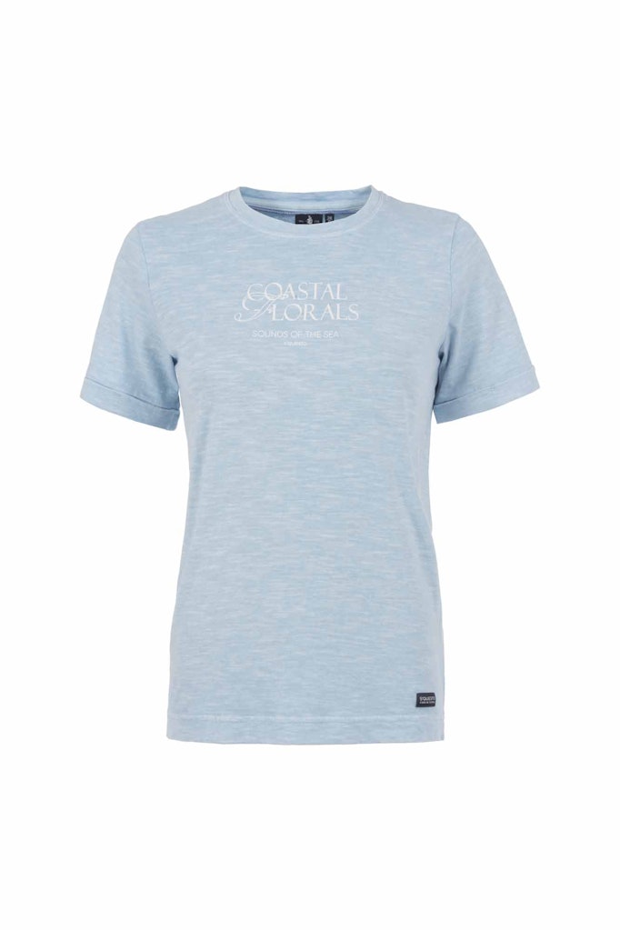 Soquesto Damen T-Shirts Jeansblau Soft