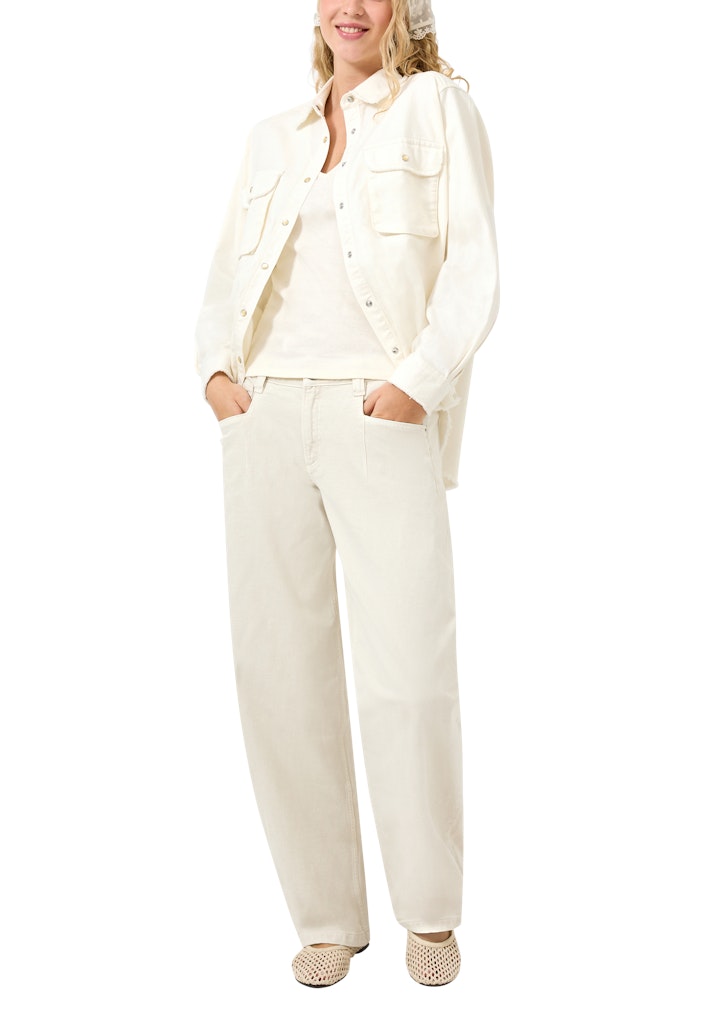 QS by S.Oliver Damen Blusen White