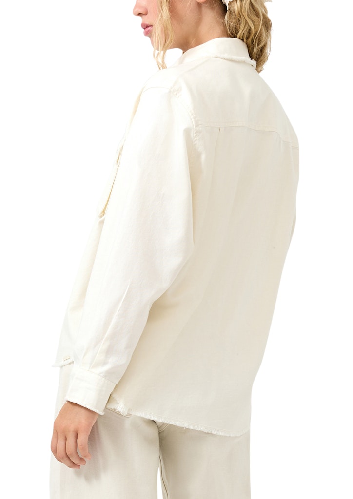 QS by S.Oliver Damen Blusen White