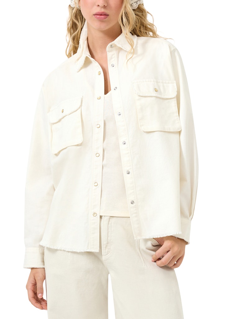 QS by S.Oliver Damen Blusen White