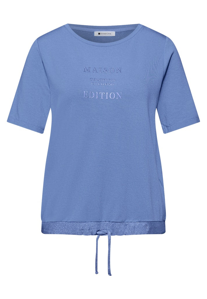 Street One Damen T-Shirts  Bonnet Bl