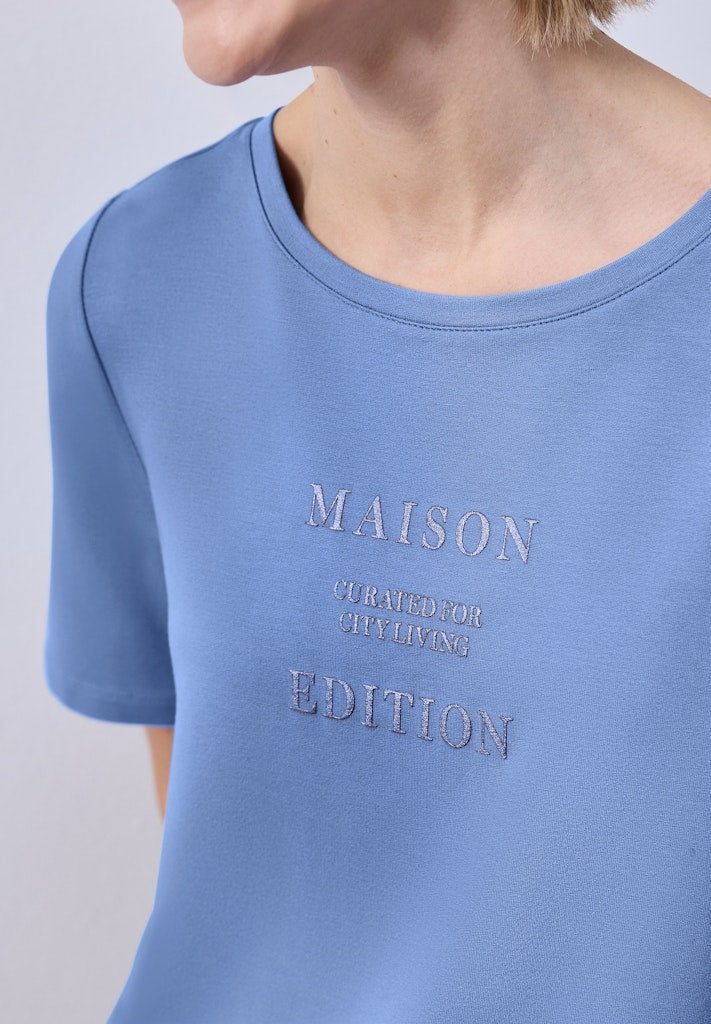 Street One Damen T-Shirts  Bonnet Bl