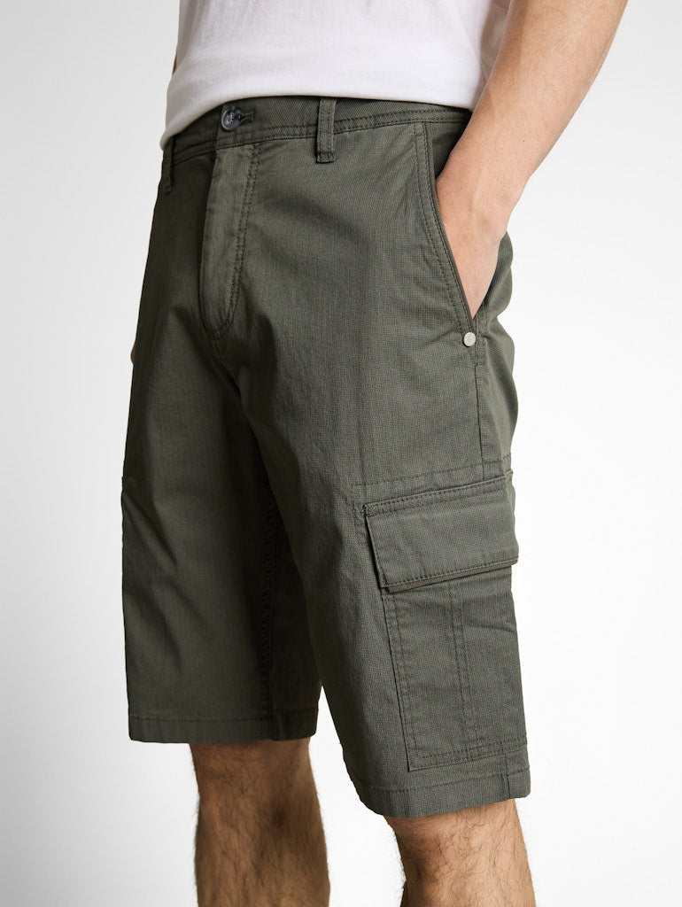 Tom Tailor Herren Hosen Khaki Mini Geom