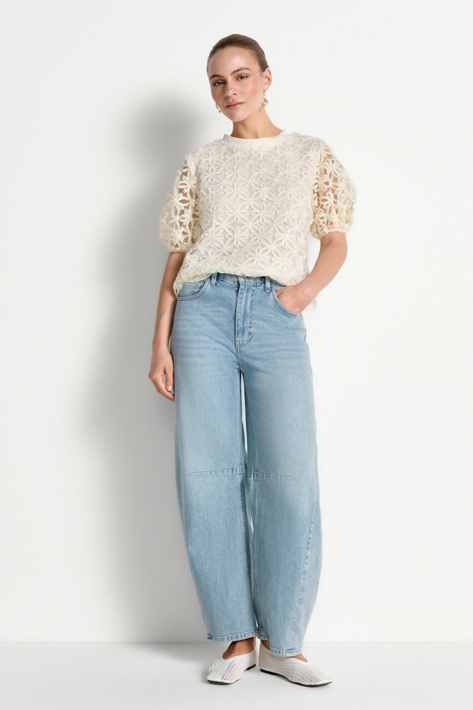 Rich & Royal Damen T-Shirts Pearl White