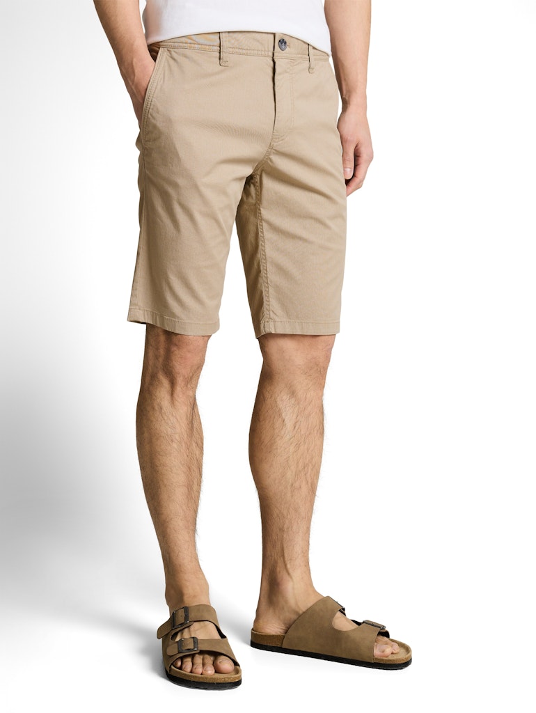 Tom Tailor Herren Hosen Beige Mini Geom