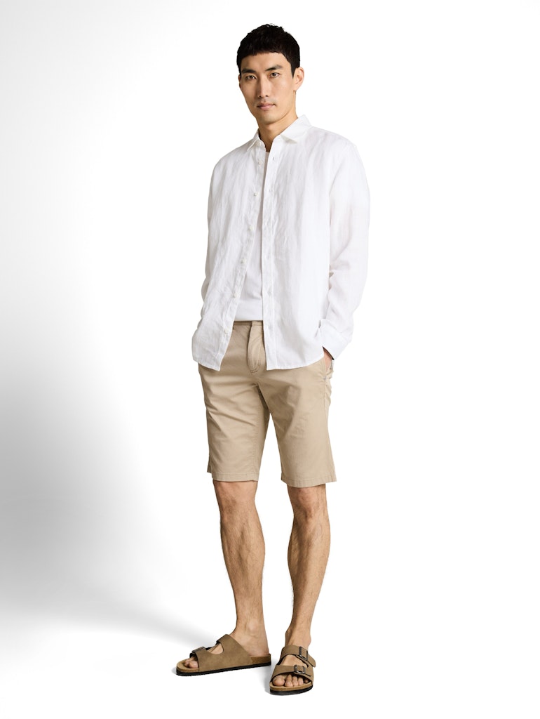 Tom Tailor Herren Hosen Beige Mini Geom