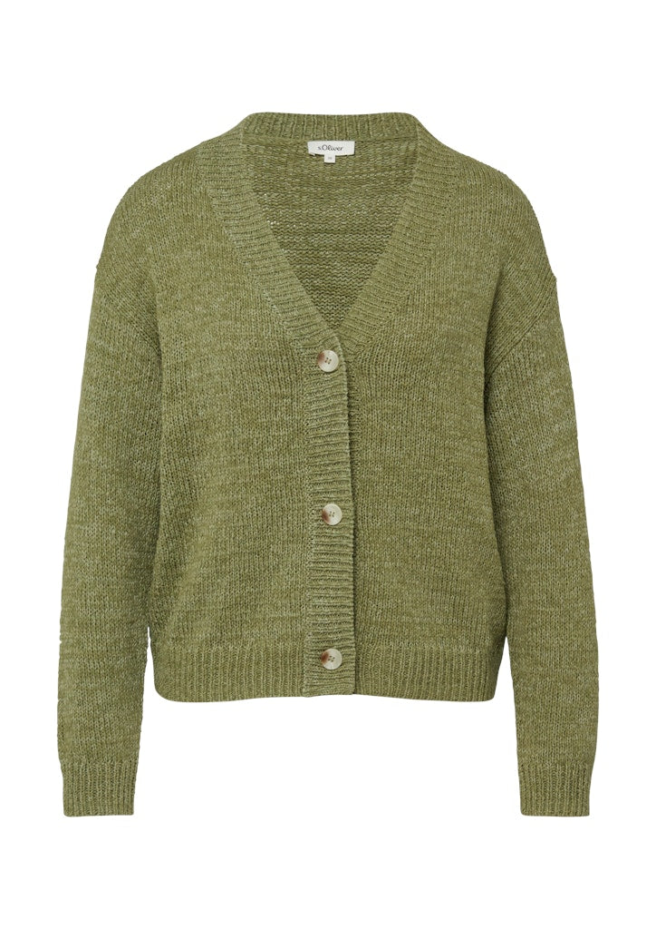 S. Oliver red Damen Strickjacken Green
