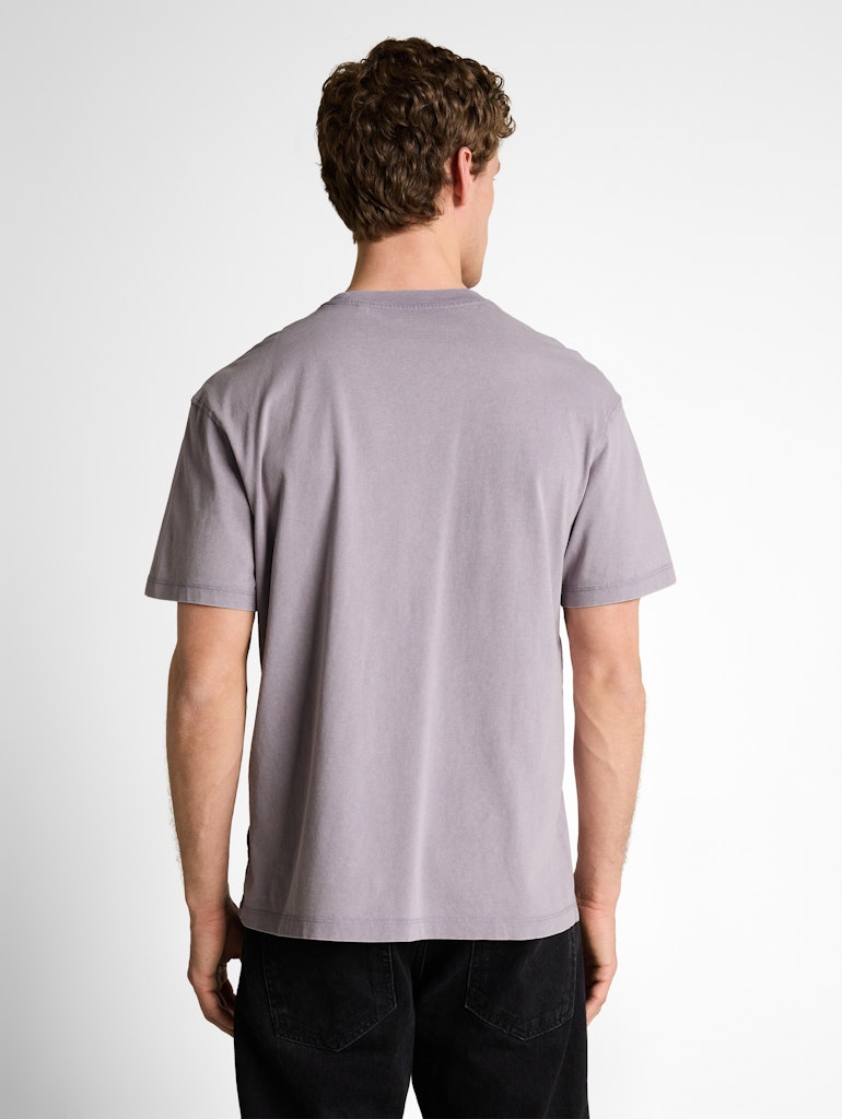 Tom Tailor denim Herren T-Shirts kurz Soft Lilac Grey