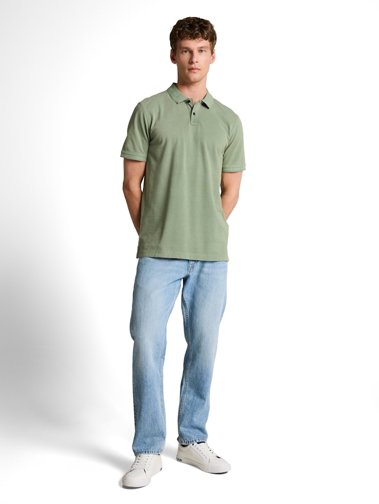 Tom Tailor denim Herren Polo-Shirts Sea Spray