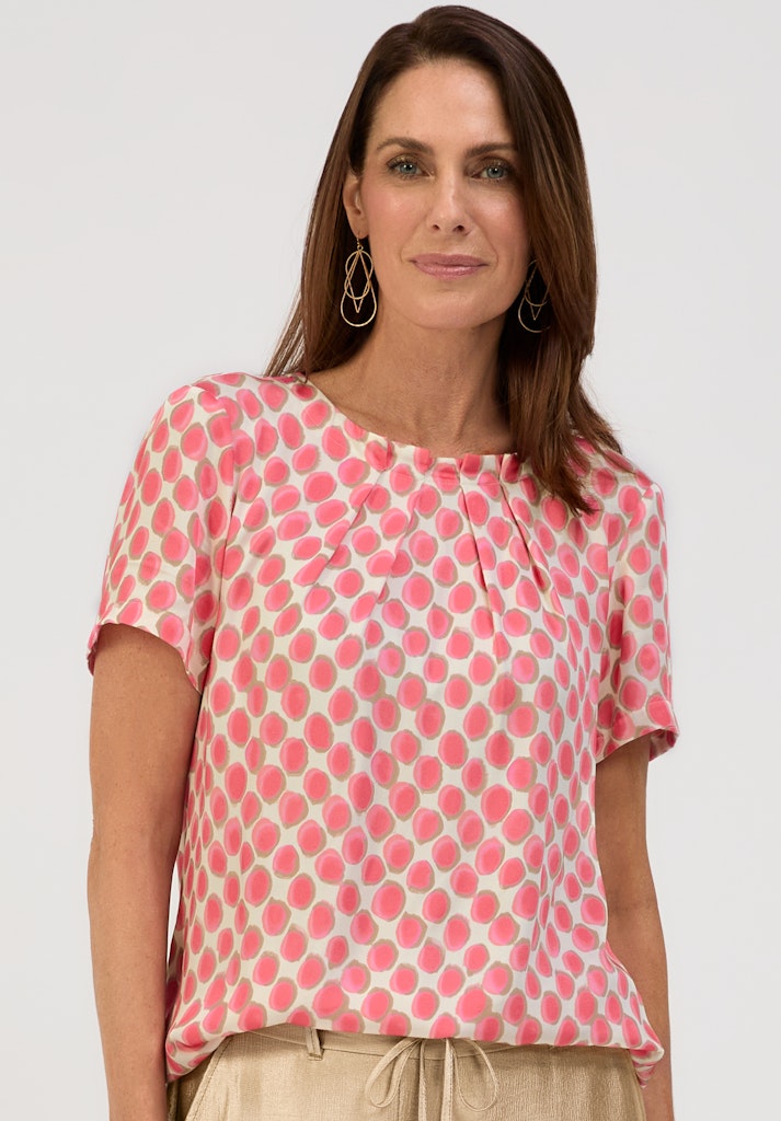 Bianca Damen Blusen Red Mix