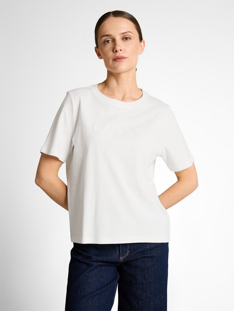 Tom Tailor Damen T-Shirts Off White
